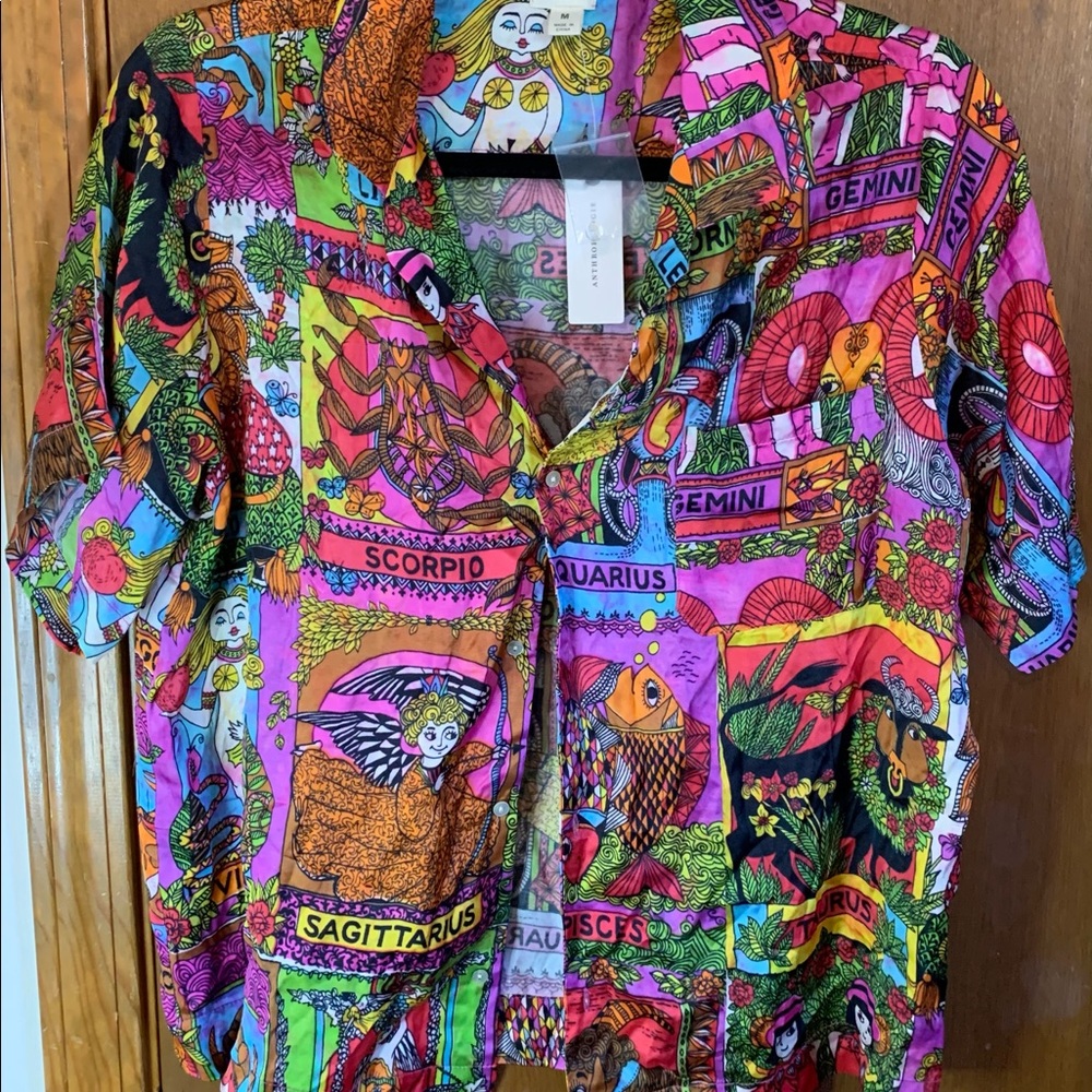 What’s Your Sign? RARE Anthropologie blouse